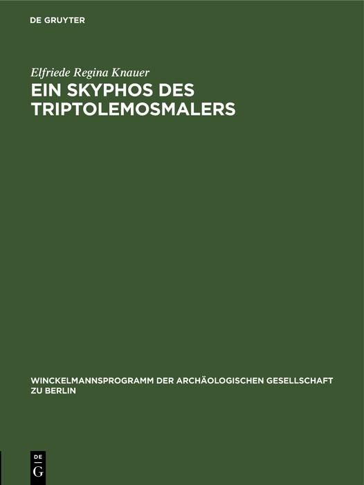 Produktbild: Ein Skyphos des Triptolemosmalers