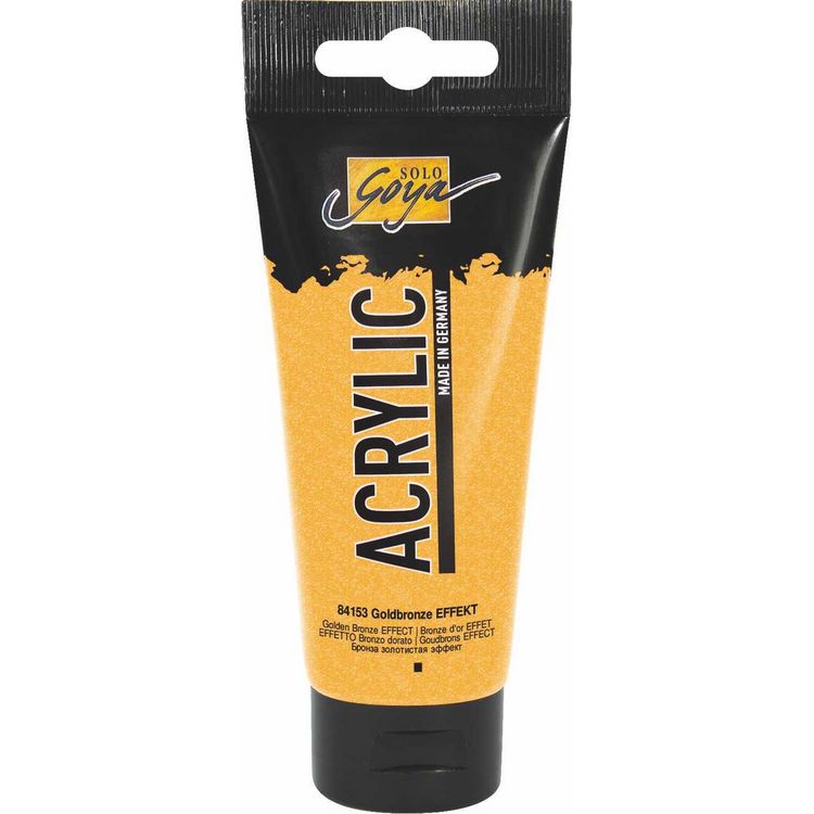 Produktbild: SOLO GOYA Acrylic Effekt goldbronze 100ml Tube