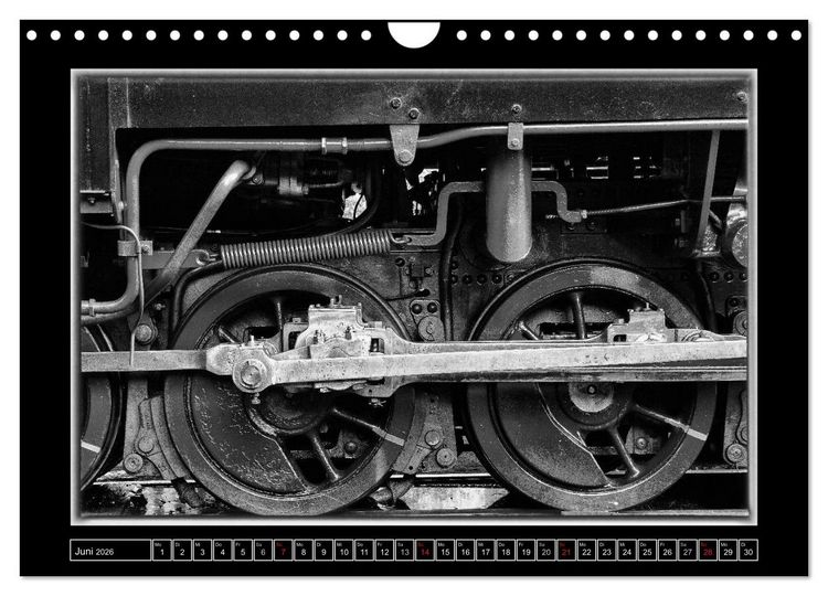 Produktbild: Unter Dampf - Mit der Pre&szlig;nitztalbahn durchs Erzgebirge (Wandkalender 2026 DIN A4 quer), CALVENDO Monatskalender