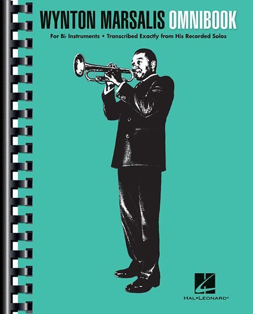 Produktbild: Wynton Marsalis: Omnibook for B-Flat Instruments Jazz Sheet Music Transcription Book 35 Solos for Trumpet Clarinet and Tenor Sax Bebop Songbook for Study and Practice Hal Leonard Jazz Method