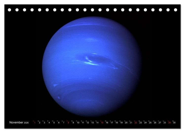 Produktbild: Sonne, Monde und Planeten (Tischkalender 2026 DIN A5 quer), CALVENDO Monatskalender
