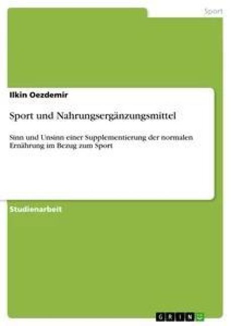 Produktbild: Sport und Nahrungserg&auml;nzungsmittel
