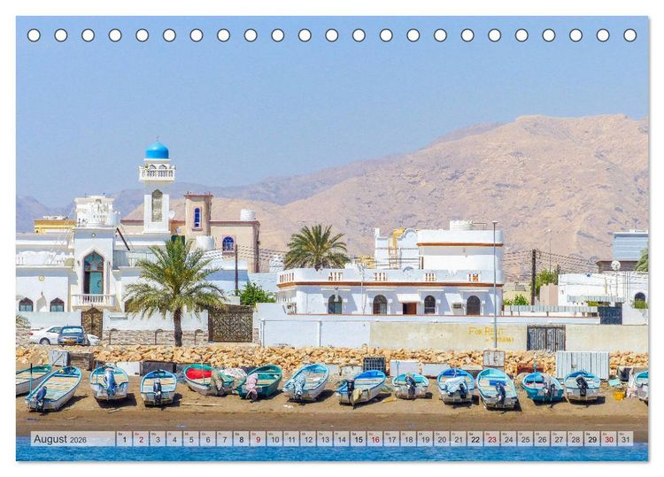 Produktbild: Oman - Historische Perle des Orients (Tischkalender 2026 DIN A5 quer), CALVENDO Monatskalender