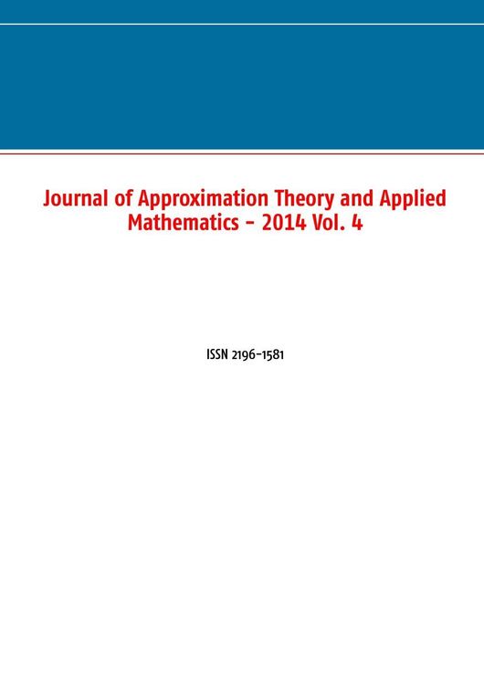 Produktbild: Journal of Approximation Theory and Applied Mathematics - 2014 Vol. 4