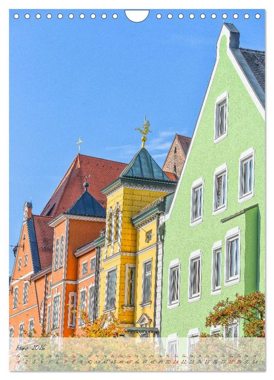 Produktbild: Gr&uuml;&szlig;e aus der Herzogstadt Erding (Wandkalender 2026 DIN A4 hoch), CALVENDO Monatskalender
