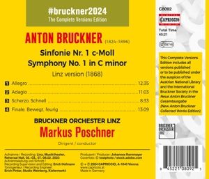 Produktbild: Sinfonie Nr. 1 Linz Version (1868)