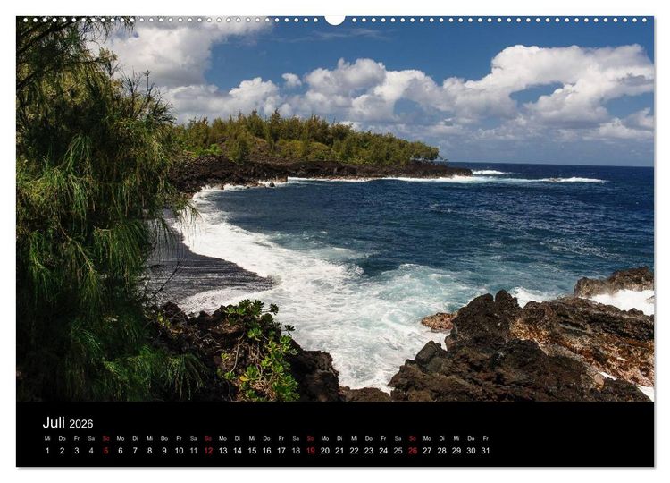 Produktbild: Hawaiianische Tr&auml;ume Big Island (Wandkalender 2026 DIN A2 quer), CALVENDO Monatskalender