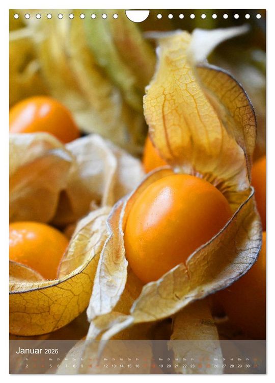 Produktbild: Blaubeeren, Himbeeren & Co - Makrofotografie in der K&uuml;che (Wandkalender 2026 DIN A4 hoch), CALVENDO Monatskalender