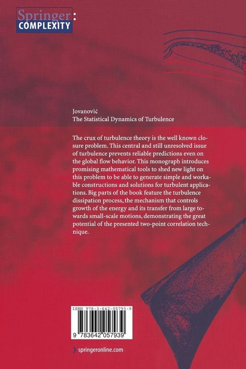 Produktbild: The Statistical Dynamics of Turbulence