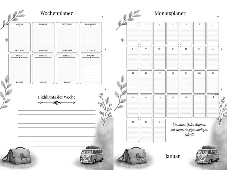 Produktbild: Annika Kalender 2027 - Zeitzauber
