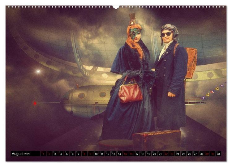Produktbild: Steampunks (hochwertiger Premium Wandkalender 2026 DIN A2 quer), Kunstdruck in Hochglanz