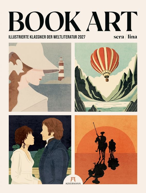 Produktbild: Book Art Plakate-Kalender 2027 | Illustrierte Klassiker der Weltliteratur