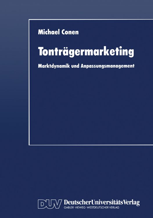 Produktbild: Tontr&auml;germarketing