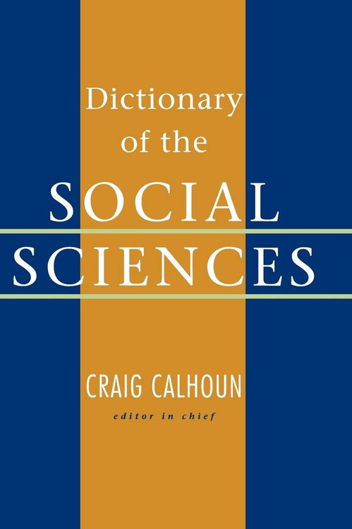Produktbild: Dictionary of the Social Sciences
