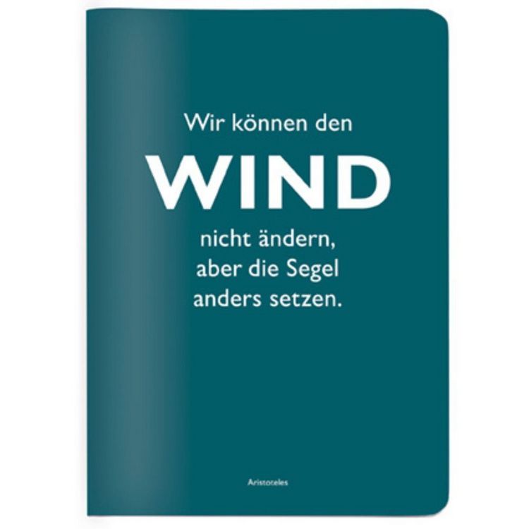 Produktbild: Hefte A6 Zitat Aristoteles, Wind