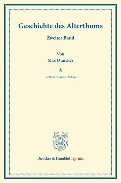Produktbild: Geschichte des Alterthums.