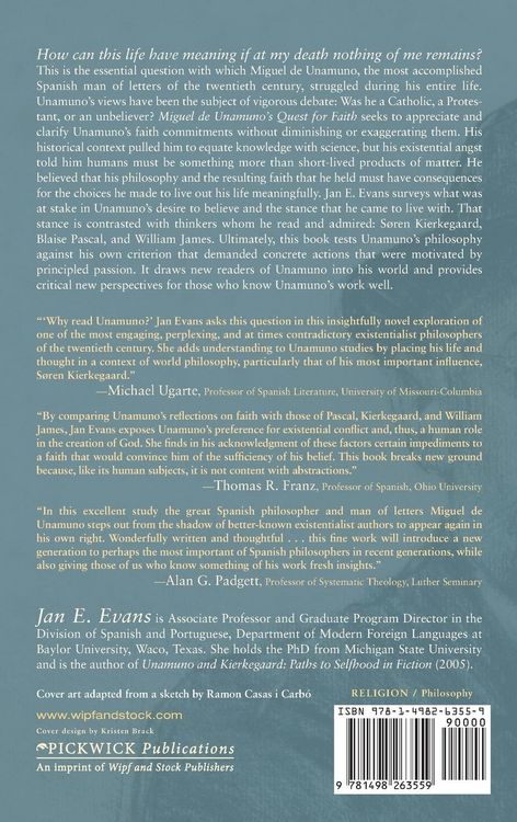 Produktbild: Miguel de Unamuno's Quest for Faith