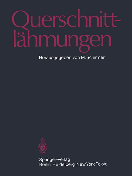 Produktbild: Querschnittl&auml;hmungen