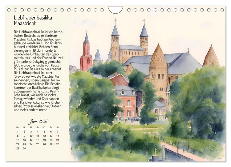 Produktbild: Romantische Reise durch die Niederlande (Wandkalender 2026 DIN A4 quer), CALVENDO Monatskalender