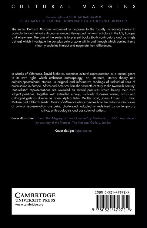 Produktbild: Masks of Difference