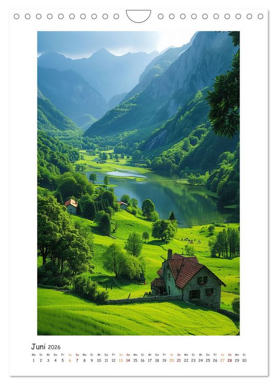 Produktbild: Die Lieder der Natur (Wandkalender 2026 DIN A4 hoch), CALVENDO Monatskalender