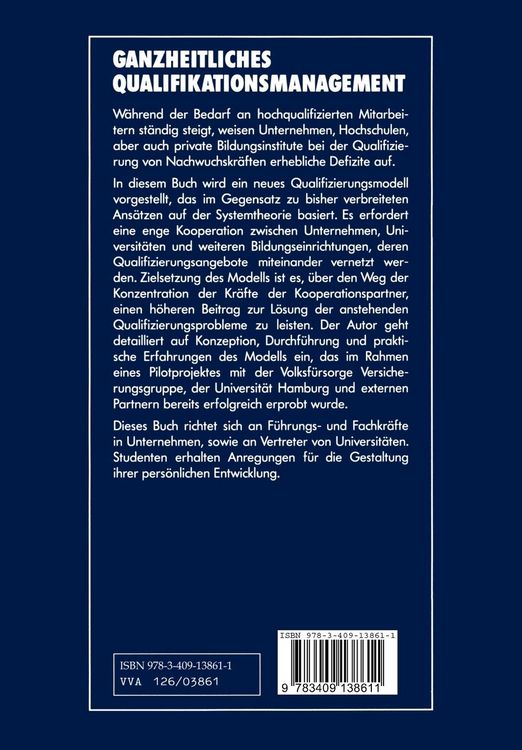 Produktbild: Ganzheitliches Qualifikationsmanagement