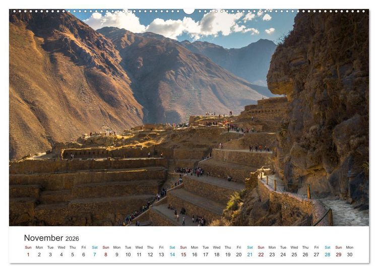 Produktbild: Mysterious Peru (Wall Calendar 2026 DIN A2 landscape), CALVENDO 12 Month Wall Calendar