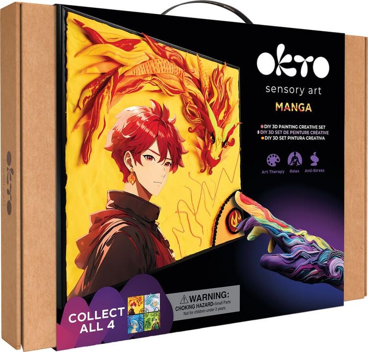 Produktbild: OKTO 3D Kreativit&auml;tsset Manga "Feuer"