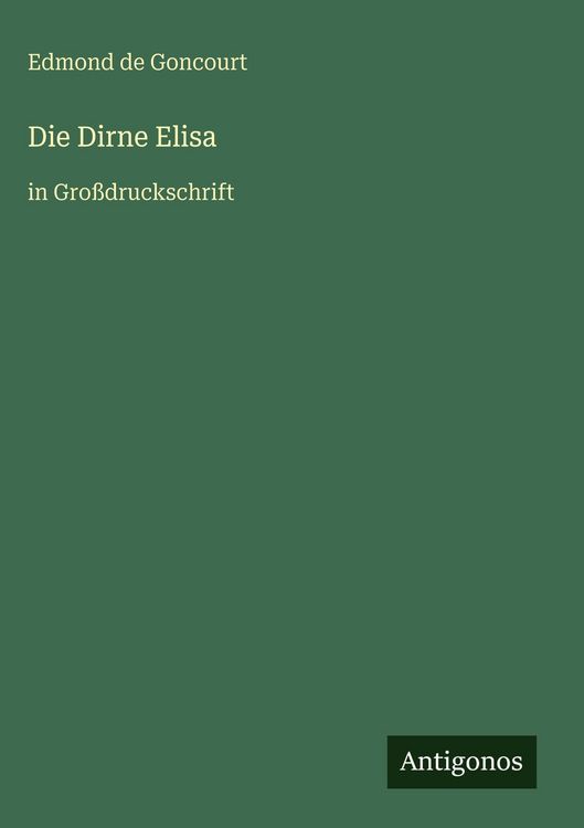 Produktbild: Die Dirne Elisa