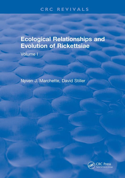 Produktbild: Ecological Relationships and Evolution of Rickettsiae