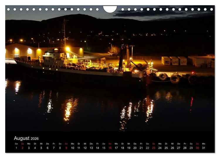 Produktbild: Impressionen von Norwegen entlang der Hurtigruten (Wandkalender 2026 DIN A4 quer), CALVENDO Monatskalender