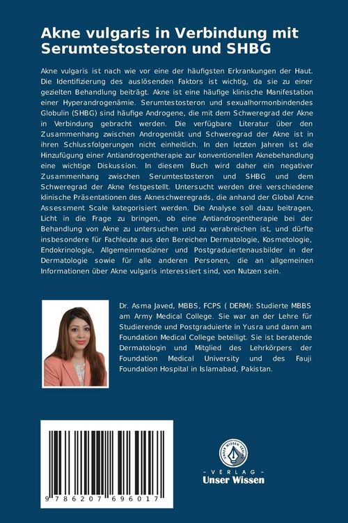 Produktbild: Akne vulgaris in Verbindung mit Serumtestosteron und SHBG