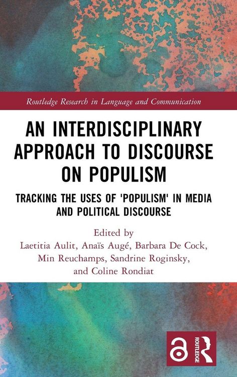 Produktbild: An Interdisciplinary Approach to Discourse on Populism