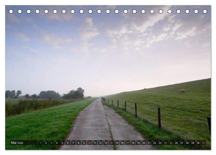 Produktbild: Impressionen aus dem Wesermarsch - Butjadingen 2026 (Tischkalender 2026 DIN A5 quer), CALVENDO Monatskalender