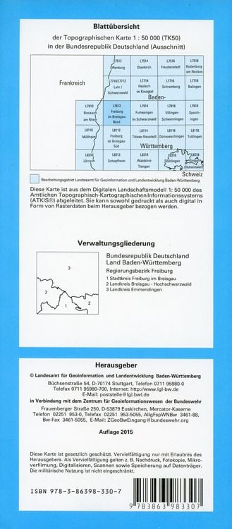 Produktbild: Freiburg im Breisgau-Nord