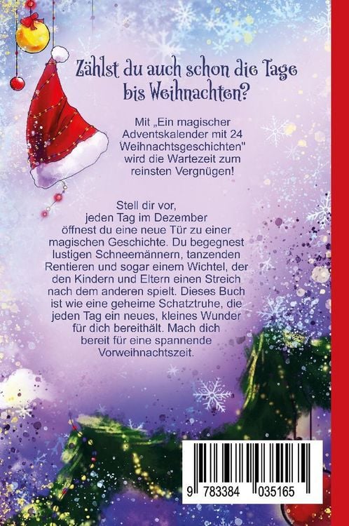 Produktbild: Ein magischer Adventskalender mit 24 Weihnachtsgeschichten