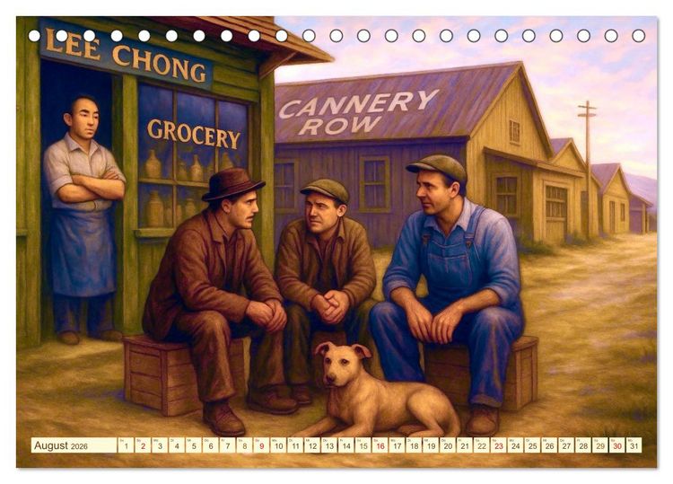 Produktbild: John Steinbeck (Tischkalender 2026 DIN A5 quer), CALVENDO Monatskalender