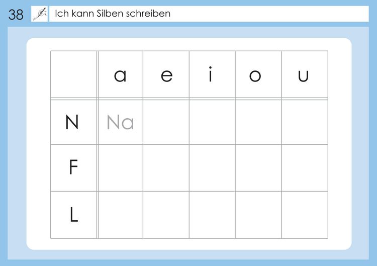 Produktbild: Mein Silbenheft