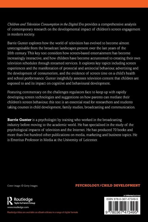 Produktbild: Children and Television Consumption in the Digital Era