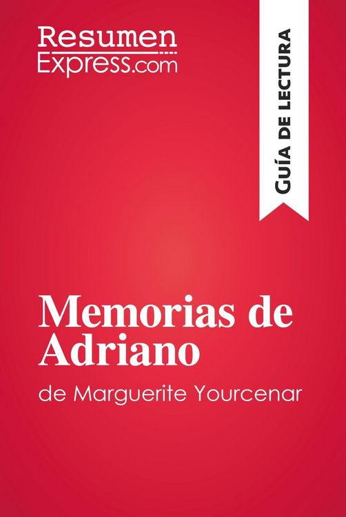 Produktbild: Memorias de Adriano de Marguerite Yourcenar (Gu&iacute;a de lectura)