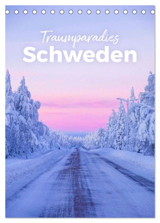 Produktbild: Traumparadies Schweden (Tischkalender 2026 DIN A5 hoch), CALVENDO Monatskalender