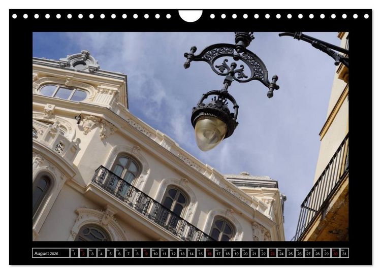 Produktbild: M&aacute;laga - 50mm (Wandkalender 2026 DIN A4 quer), CALVENDO Monatskalender