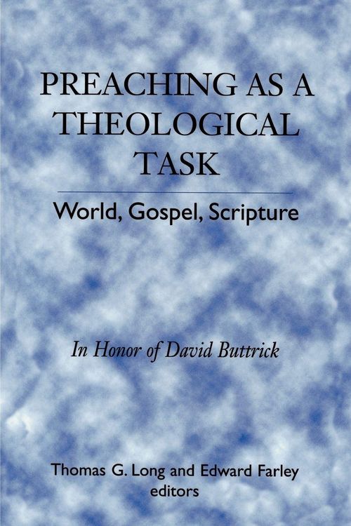 Produktbild: Preaching as a Theological Task