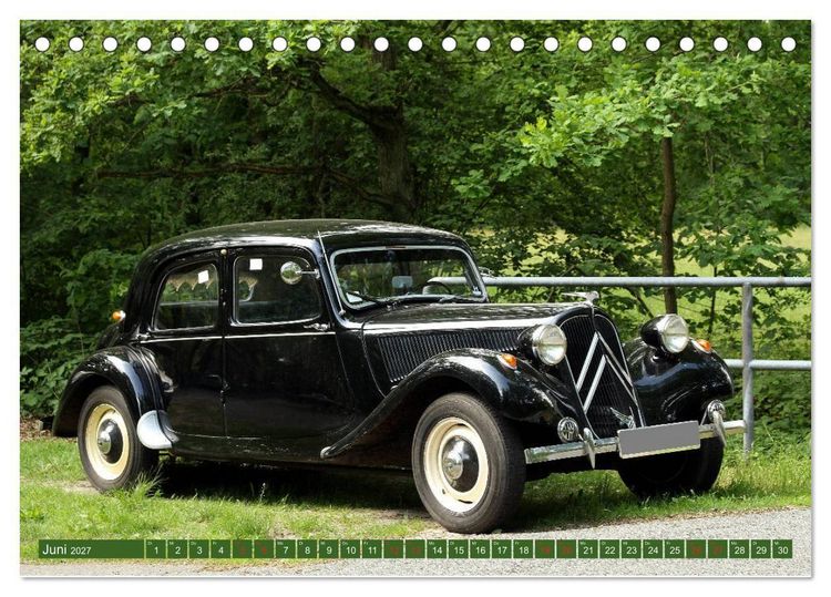 Produktbild: Oldtimer - Fahrzeuge die Geschichte schrieben (Tischkalender 2027 DIN A5 quer), CALVENDO Monatskalender