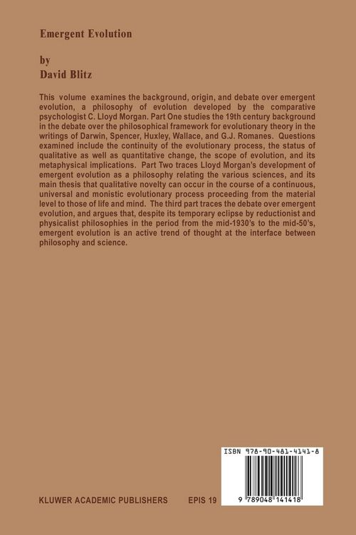 Produktbild: Emergent Evolution