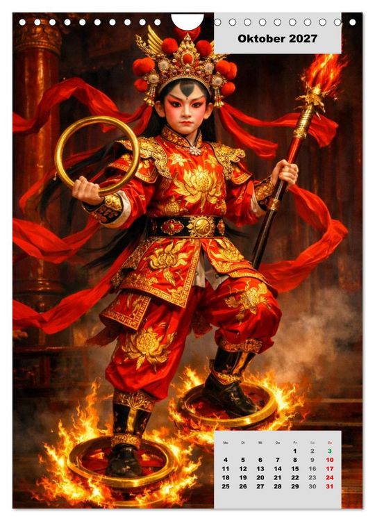 Produktbild: Masken und Magie &ndash; Die Gesichter der Peking-Oper (Wandkalender 2027 DIN A4 hoch), CALVENDO Monatskalender