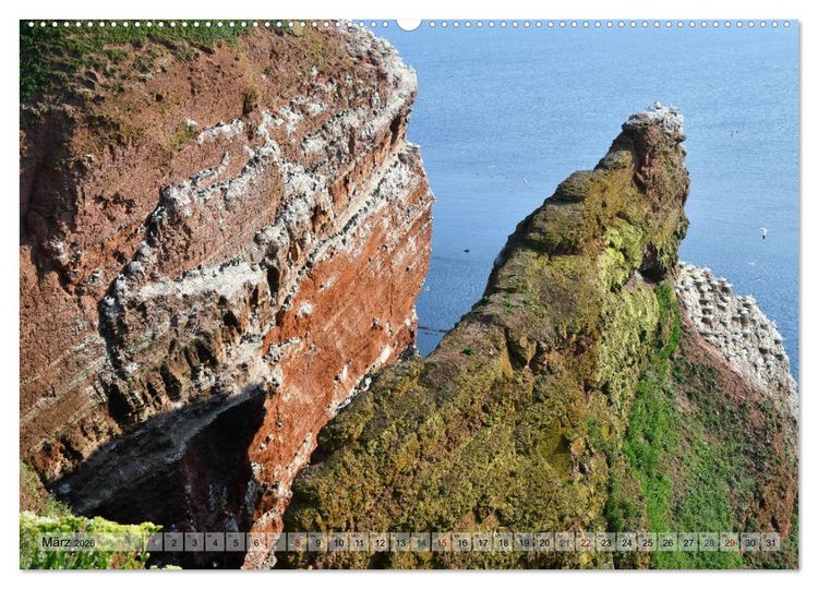 Produktbild: Sch&ouml;ne Insel Helgoland (Wandkalender 2026 DIN A2 quer), CALVENDO Monatskalender