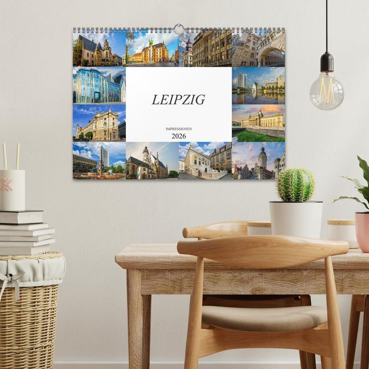 Produktbild: Leipzig Impressionen (Wandkalender 2026 DIN A3 quer), CALVENDO Monatskalender
