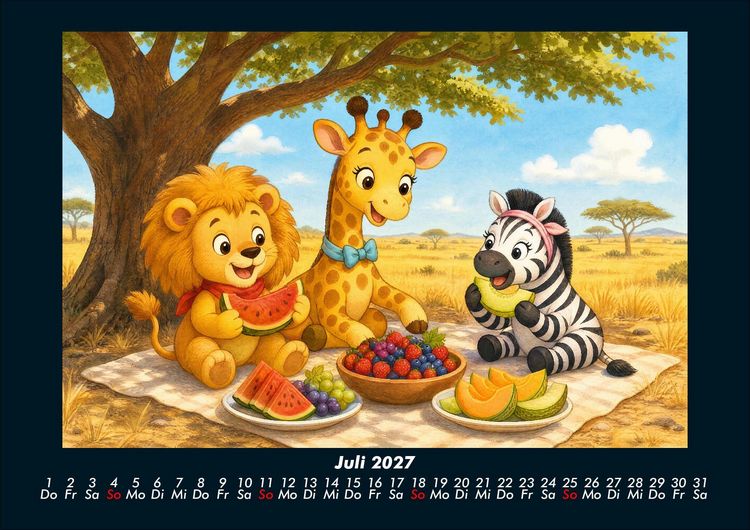 Produktbild: Buschi - K&ouml;nig der Tiere 2027 Fotokalender DIN A4