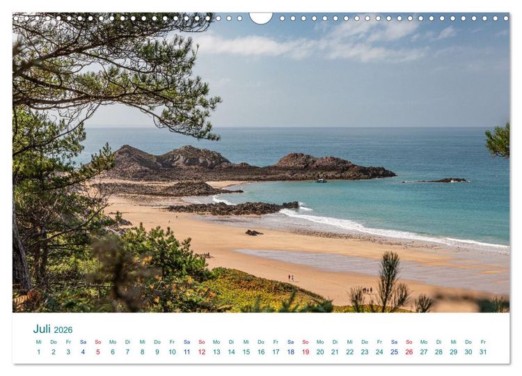 Produktbild: Smaragdk&uuml;ste C&ocirc;te d'&Eacute;meraude. Der malerische Norden der Bretagne (Wandkalender 2026 DIN A3 quer), CALVENDO Monatskalender
